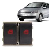 Botão Vidro Elétrico Dianteiro Vw Gol G4 G5 G6 2006 a 2016 Fox 2006 A 2017 2 e 4 portas - Dial