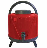 Botijao termico arezzo vermelho com torneira + pe e alca 5l