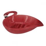 Bowl de ceramica flamingo 14cm x 13cm x 4cm - Btc decor
