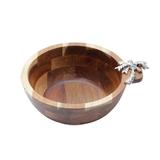 Bowl De Madeira Acácia 20x7.5cm Palmeira Bon Gourmet