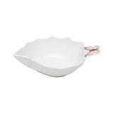Bowl De Porcelana Borboletas 17.5cm Branco Wolff