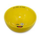 Bowl Diverticon Humor 400ml Mondoceram 5cmx13cmx13cm Amarelo
