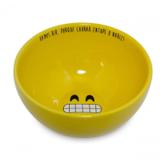 Bowl Diverticon Sorria 400ml Mondoceram 5cmx13cmx13cm Amarelo