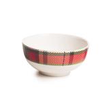 Bowl Em cerâmica Decoração Natal 7Cm Branco - Cromus