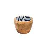 Bowl em madeira Bon Gourmet Blue 10x7cm - Bongourmet