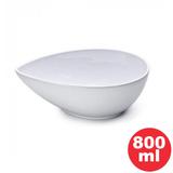 Bowl Melamina Gota Branco Haus 20,5x15,5x7cm 800ml Dt03450