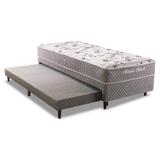 Box Conjugado Com Cama Auxiliar Milano Black88x188x59 Herval
