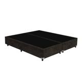 Box Gazin quen size Convencional Suede Amassado para Bossa Nova