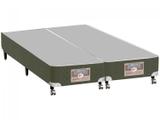 Box para Colchão Queen Size Castor Bipartido - 27cm de Altura Silver Star