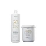 BRAÉ Wanna Be Blond 9% Água Oxigenada 30 Volumes 900ml+Pó Descolorante 500g