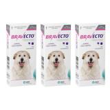 Bravecto Anti Pulgas E Carrapatos Para Cães De 40kg A 56kg 3 caixas com 1 comprimido cada - Msd