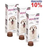 Bravecto Antipulgas E Carrapatos 1400 Mg 40 A 56 Kg combo com 3 cxs - Msd