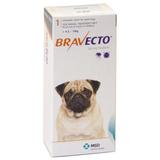 Bravecto Cães 4,5 a 10kg 250mg MSD Antipulgas e Carrapatos - Braveco