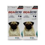 Bravecto Cães 4,5 a 10kg KIT 2 unid Antipulgas e Carrapatos MSD