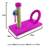 Brinquedo Arranhador para Gatos Cat Arco Retangular Rosa - Pet injet