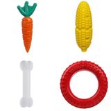 Brinquedo Cães Nylon Buddy Toys Cenoura Milho Osso Pneu
