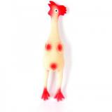 Brinquedo Chalesco Frango De Ltex Para CÆes - Cores Variadas