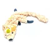 Brinquedo de Pelúcia Raposinha Para Cachorro e Gato PetFit Creme - Petfitstore