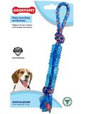 Brinquedo Dental Bone Tubo com Corda Cães Mordida Moderada até 15 Kg Odontopet