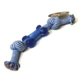 Brinquedo DOG Corda Osso III - Azul - JW10216 - Bom amigo