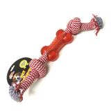 Brinquedo DOG Corda Osso III - Vermelho - JW10216 - Bom amigo