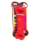Brinquedo furacão pet osso de borracha n1
