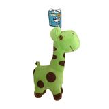 Brinquedo Girafa Pelúcia Com Som Para Cães - Verde - Pet lider brasil