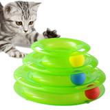 Brinquedo Interativo Torre De Trilhos Gatos - Truetouch