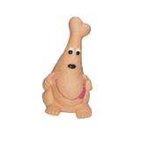 Brinquedo Mordedor Pet Coxinha Bege Sonora 12 Cm - J. pet