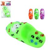 Brinquedo para cachorro chinelo colors com som - Wellmix