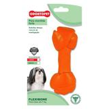 Brinquedo para Cachorro Flexibone Big Osso Odontopet Laranja