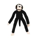 Brinquedo Para Cachorro Mordedor Pelúcia Macaco Preto - Jambo