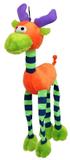 Brinquedo para cachorro - Pelúcia Alce Sonoro Roxo Da Savana Pet - Pelúcia para cães - Savanapet