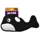 Brinquedo Para Cachorro Pelúcia Tuff Aqua Baleia Jambo