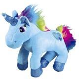 Brinquedo Para Cachorro Pelúcia Unicórnio Azul Jambo