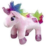 Brinquedo Para Cachorro Pelúcia Unicórnio Rosa Jambo
