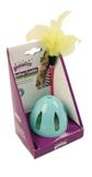 Brinquedo Para Gato João Bobo com Pena Brinde 1 Bola Pawise