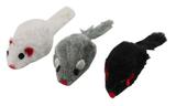 Brinquedo para Gatos 3 Ratinhos com Catnip - Western
