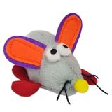 Brinquedo Para Gatos Ratinho Pelúcia Com Vibração A Corda - W pet