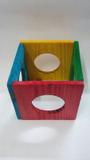 Brinquedo Para Roedores: Cubo - Madeira - Jundchila