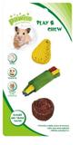 Brinquedo Para Roedores Madeira E Bucha Vegetal 1 - Pawise