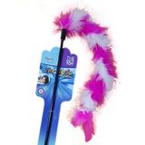 Brinquedo Varinha Pompom Pluma Para Gatos - T petz