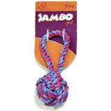 Brinquedos Para Cachorro Bola de Corda Com Alça Pequena - Jambo