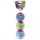 Brinquedos Para Cachorro Bola Tênis Gigwi Grande Azul e Rosa - Jambo