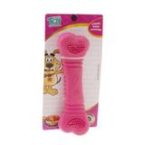Briquendo Osso Furacão Bone Borracha Nº 1 Rosa - Furacão pet