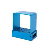 Broqueiro em Alumínio Brilho 15 Furos Azul