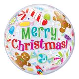Bubble 22 polegadas - doces tratos de natal - qualatex