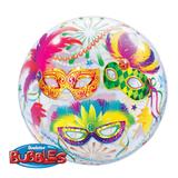 Bubble 22 polegadas - máscara de carnaval - qualatex