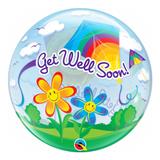 Bubble 22 polegadas - melhore logo! - pipas - qualatex