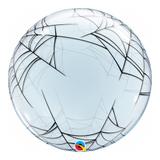 Bubble decorativo 24 polegadas - teia de aranha - qualatex